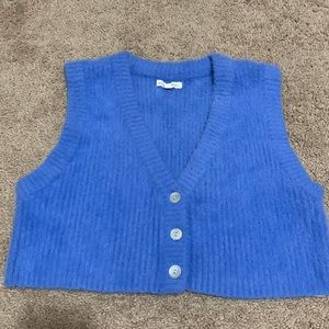 PacSun Clueless Blue Sweater Vest Size Medium!